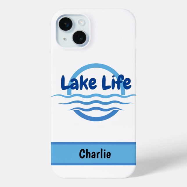 Personalized Lake Life  Case-Mate iPhone Case (Back)