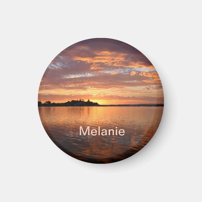 Personalized Lake Side Magnet (Front)