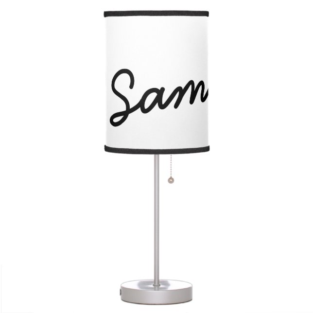 Personalized lamps with custom name or monogram (Left)