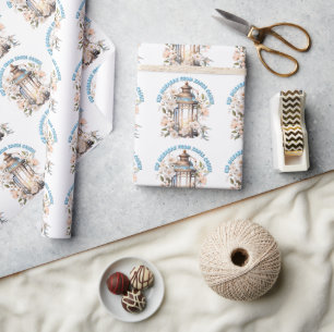 Personalized lantern Eid Mubarak Wrapping Paper