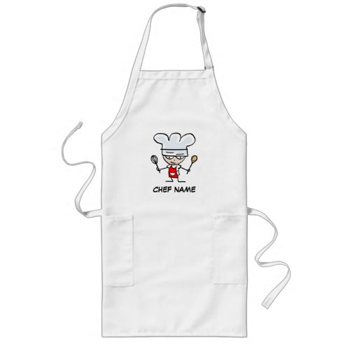 Personalized large apron  Add chef name