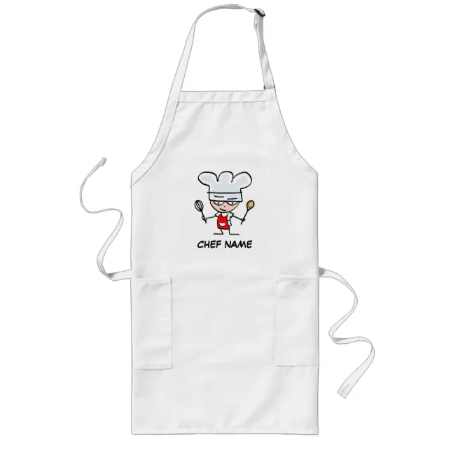 Personalized Initial Name Apron Kitchen Gifts for Women Man - Custom  Initial Design Chef Cooking BBQ Grill Baking Barbecue White Aprons - Cute  Gifts