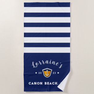 Personalized Large Beach Towel