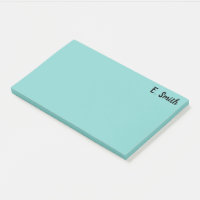 Personalized Large Blue Post-it Notes