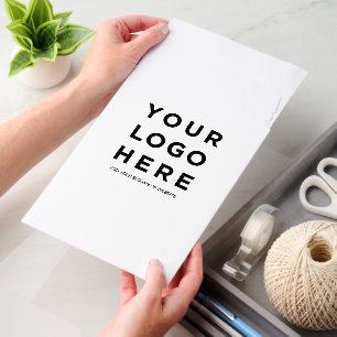 Personalized large Business Logo and Text Envelope Mailers