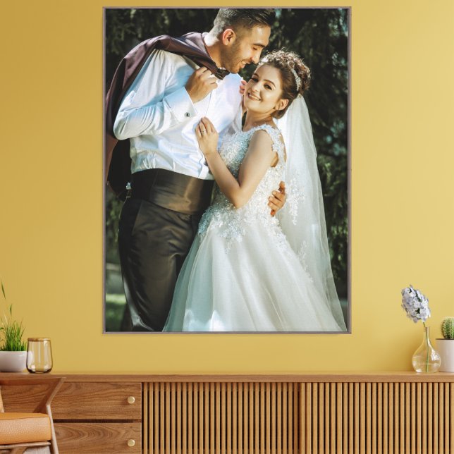 Personalized Large Canvas Wall Display 30x40 Print (Insitu(LivingRoom))