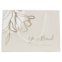 Personalized Large Paper Bag Elegant Design