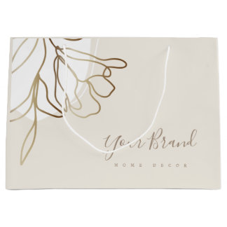 Personalized Large Paper Bag Elegant Design