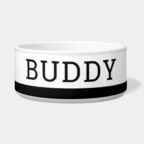 Personalized Large Pet Bowl with Name