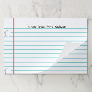 Personalized Large Tearaway Paper Pad