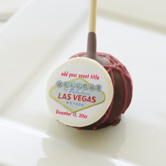 Personalized Las Vegas Cake Pops (Front Insitu)