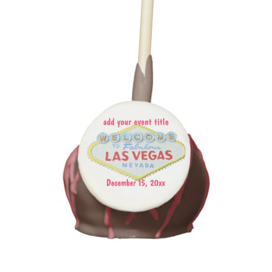 Personalized Las Vegas Cake Pops (Front)