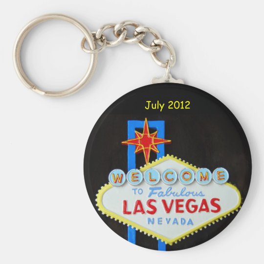 Personalized Las Vegas Keychain