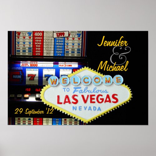 Personalized Las Vegas Party is Here Poster