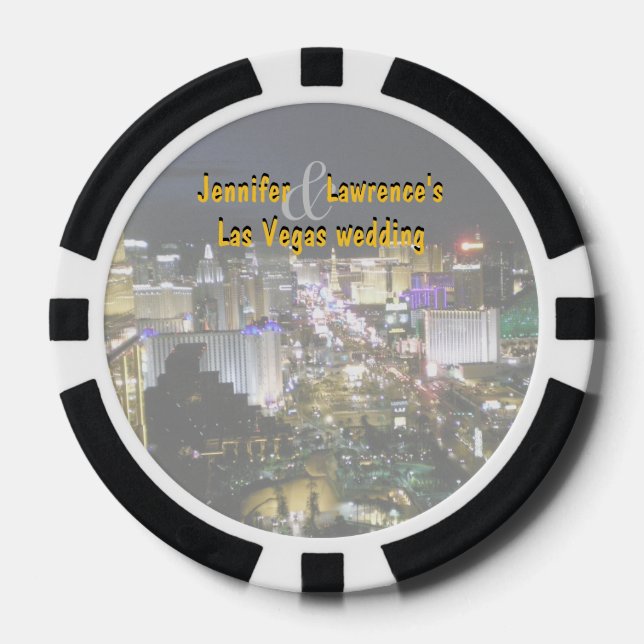 Personalized Las Vegas Poker Chips (Front)