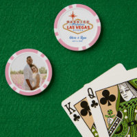 Personalized Las Vegas Wedding Favor Poker Chips