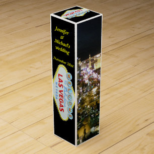 Personalized Las Vegas Wine Box