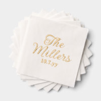 Personalized Last Name Custom Wedding Reception
