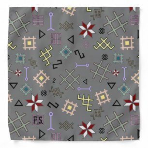 Personalized Latvian Ancient Pagan Symbols of Luck Bandana