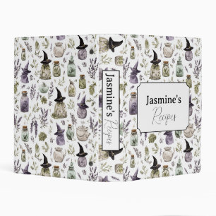 Personalized Lavender & Apothecary Mini Binder