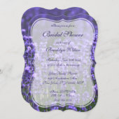 Personalized Lavender Bridal Shower Invite Bracket (Front/Back)