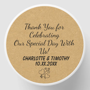 Personalized Lavender Tin Candles Wedding Favors