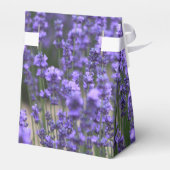 Personalized Lavender Wedding Favor Boxes (Back Side)