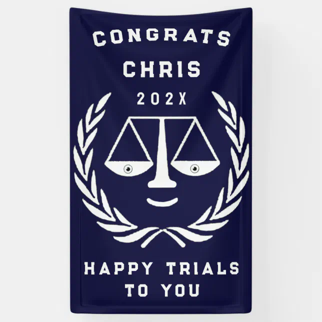 Personalized Law School Graduation Banner | Zazzle