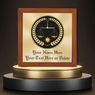 Personalized Law School Graduation Gifts for Her Desk Organizer