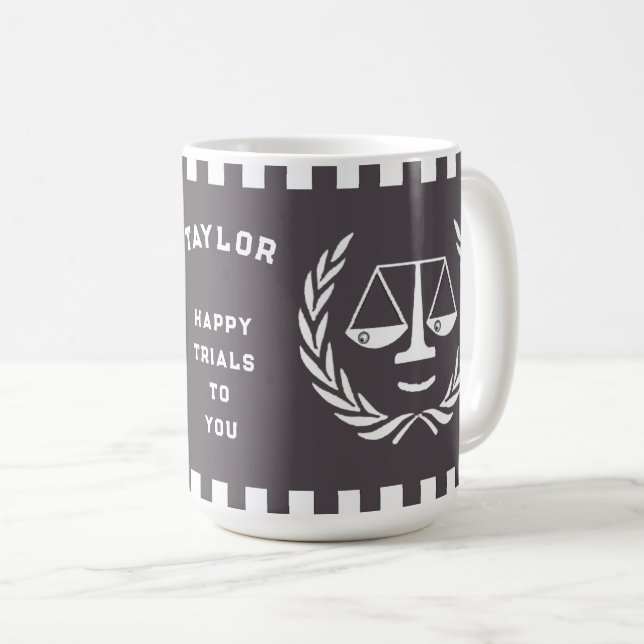 Personalized Lawyer Coffee Mug (Front Right)