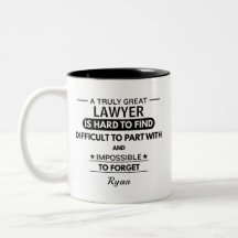 Personalized Lawyer Mug Thank You Gift 