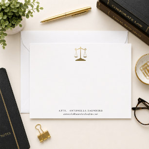 Personalized Lawyer Note Card