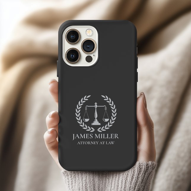 Personalized Lawyer Phone Case Gift for Attorneys (personalized attorney appreciation gift, lawyer birthday gift phone case, law school graduation gift)