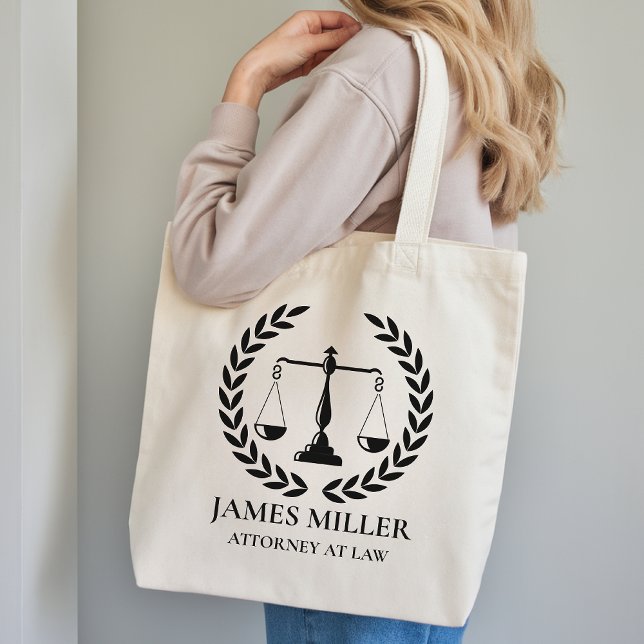 Personalized Lawyer Tote Bag Gift for Attorney (law school graduation gift tote, lawyer birthday gift tote, custom attorney thank you gift tote bag)
