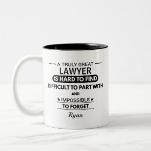 Personalized Lawyer Two-Tone Coffee Mug