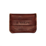 Personalized Leather Flap Wallet at Zazzle