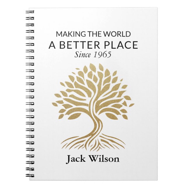 Personalized Legacy & Impact Notebook (Front)