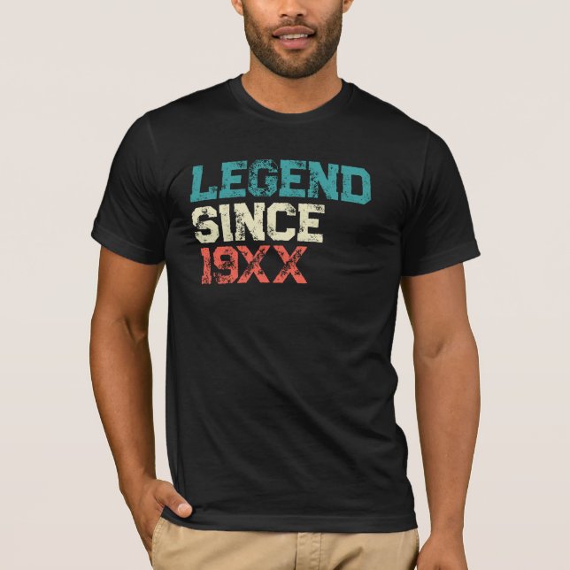 Personalized Legend Birthday T-Shirt (Front)