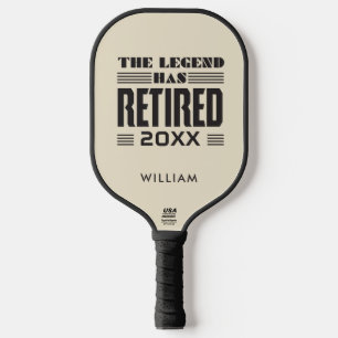 Personalized Legend Has Retired Boss Pickleball Paddle