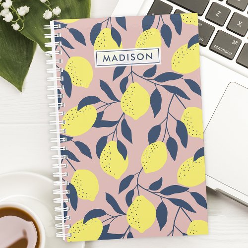 Custom Planners 15 Personalized Lemon &Amp;Amp; Leaf Planner