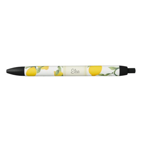 Personalized Lemon Print Pen