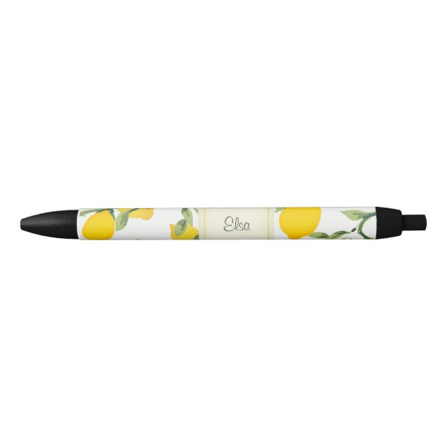 Personalized Lemon Print Pen (Front)