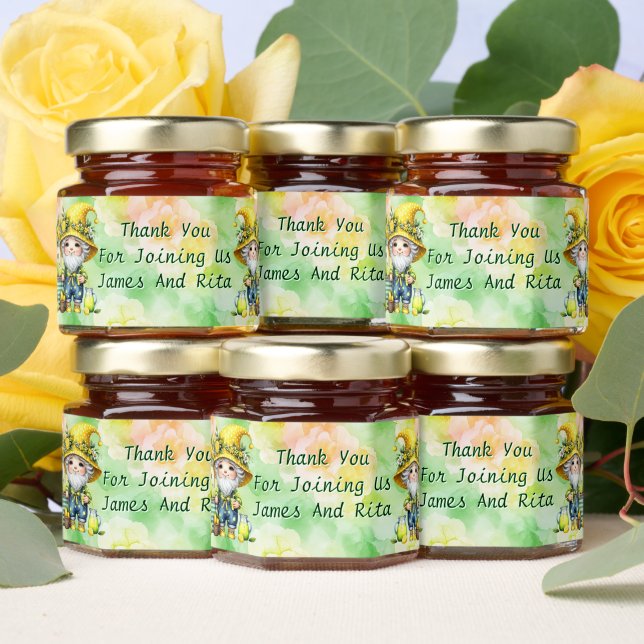 Personalized Lemonade Stand  Honey Jar Favors (Insitu)