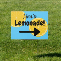 Personalized Lemonade Stand Sign