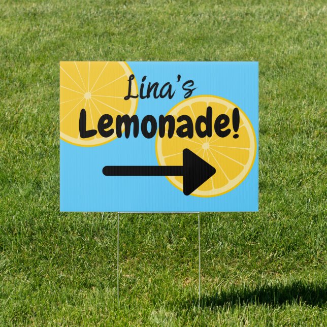 Personalized Lemonade Stand Sign (Insitu)