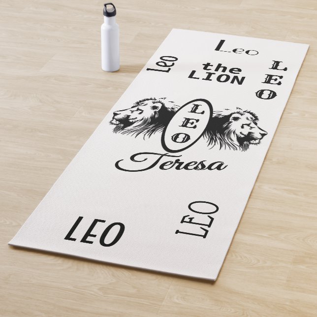 Personalized Leo Zodiac Yoga Mat (In Situ)