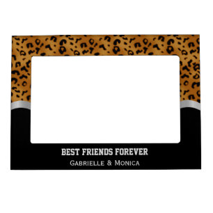 Personalized Leopard BFF Magnetic Frame