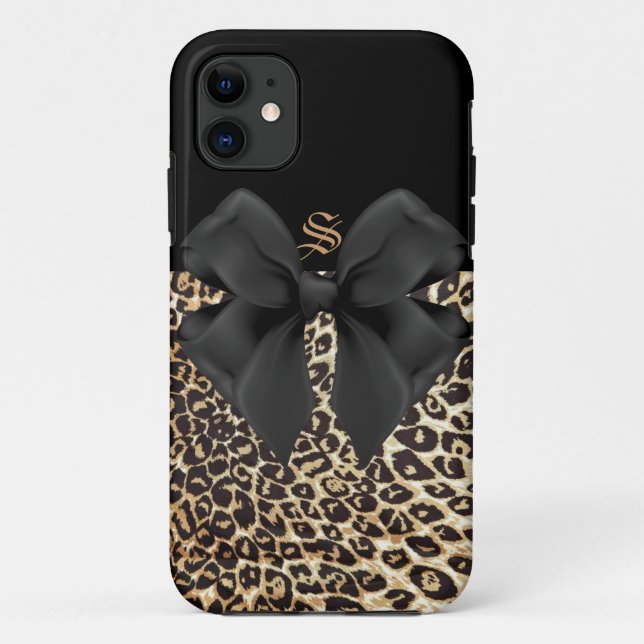 Personalized Leopard Case-Mate iPhone Case (Back)