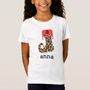 Personalized Leopard Christmas Stocking T Shirt