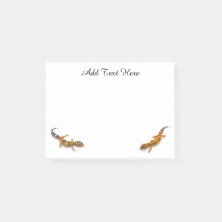 Personalized Leopard Gecko Lizard Post-it Notes